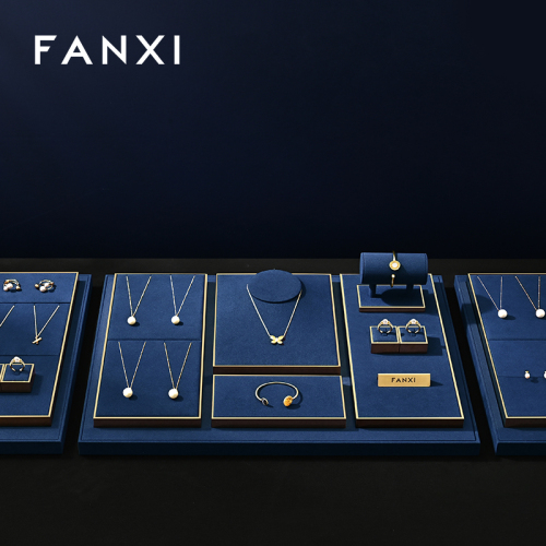 FANXI Factory Multi-coloroption metal Jewelry display stand