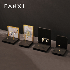 FANXI High end metal coffee Jewelry display set