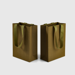 FANXI Hot sale Green Silk Jewelry bag