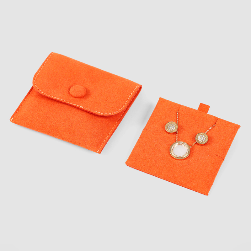 FANXI Custom orange Microfiber Jewelry bag