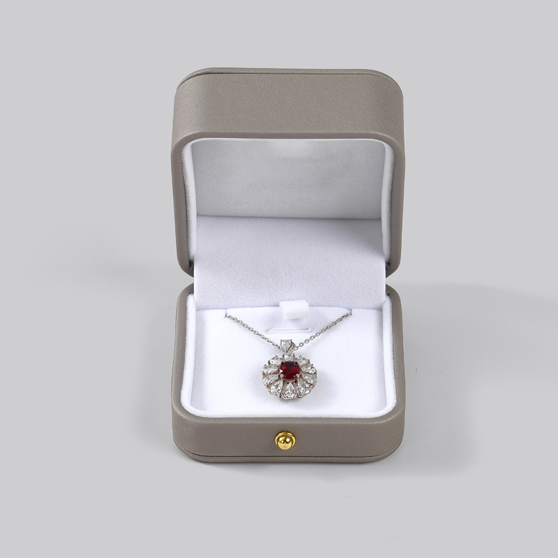 FANXI New arrival Velvet grey Jewelry box