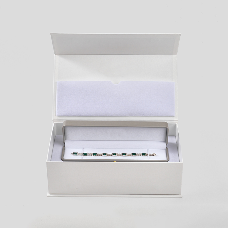 FANXI High end Beige elvet paper Beige Jewelry box