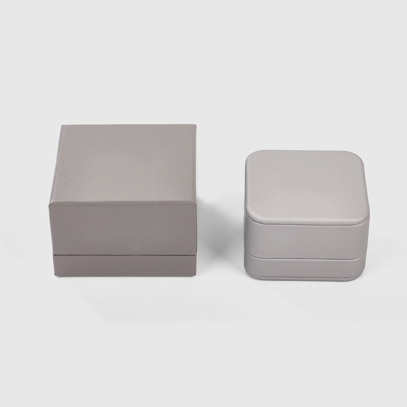 FANXI Wholesale Gray leather Velvet Erring box