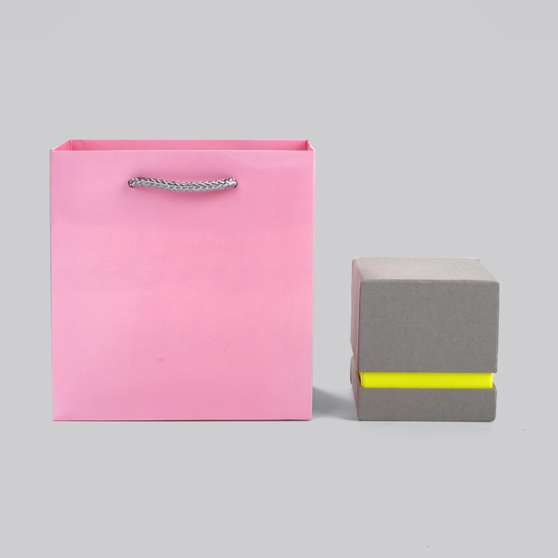 FANXI Factory Pink Coated paper ewelry bag