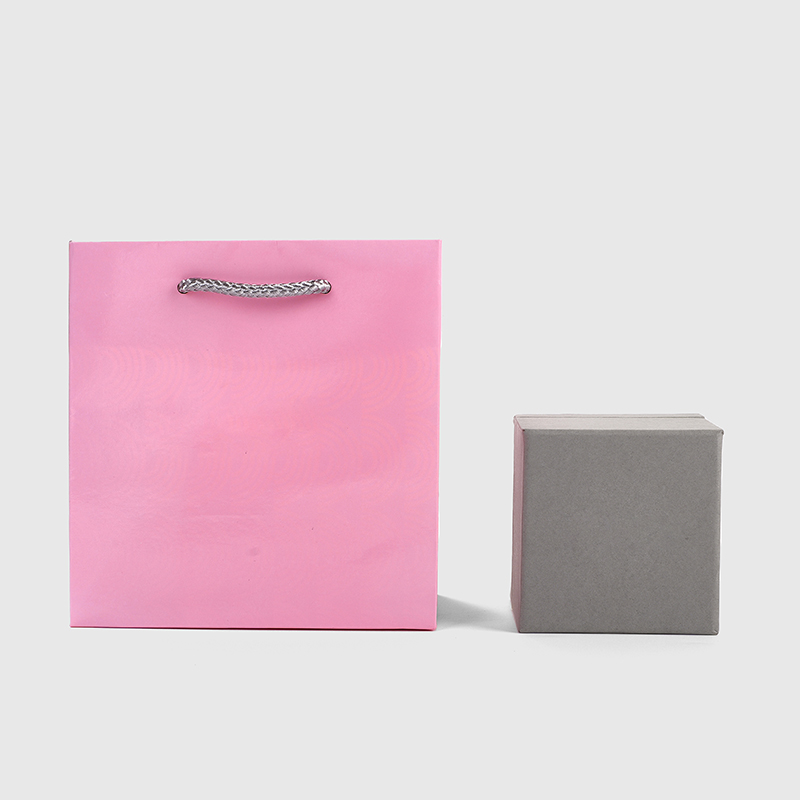 FANXI Factory Pink Coated paper ewelry bag