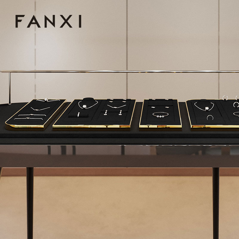 FANXI New arrival Gold metal Jewelry Seat