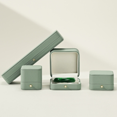 FANXI High end Green leather Velvet jewelry box