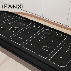 FANXI Wholesale Black metal Jewelry stand
