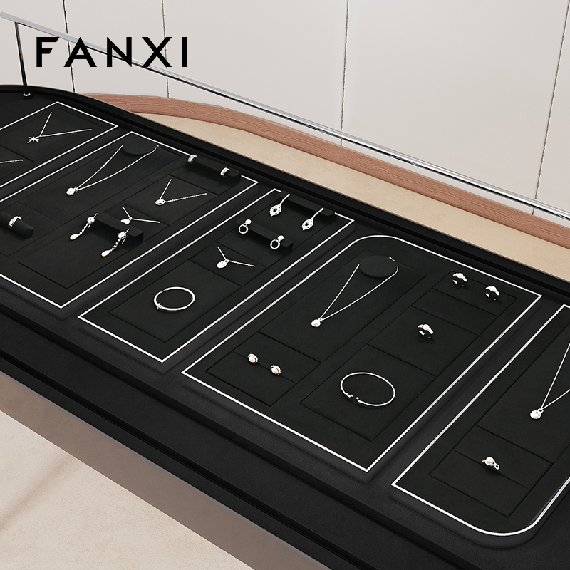 FANXI Wholesale Black metal Jewelry stand