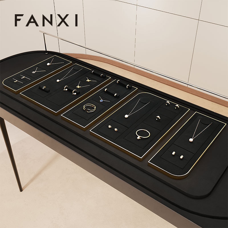 FANXI New arrival Gold metal Jewelry Seat