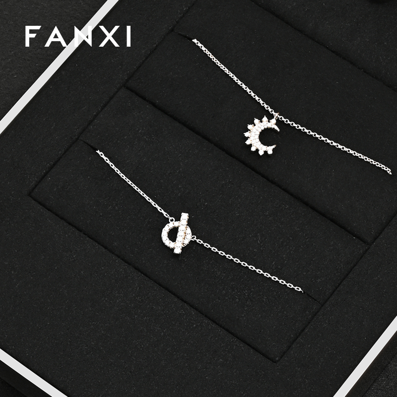FANXI Wholesale Black metal Jewelry stand