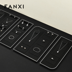 FANXI Wholesale Black metal Jewelry stand