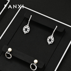 FANXI Wholesale Black metal Jewelry stand