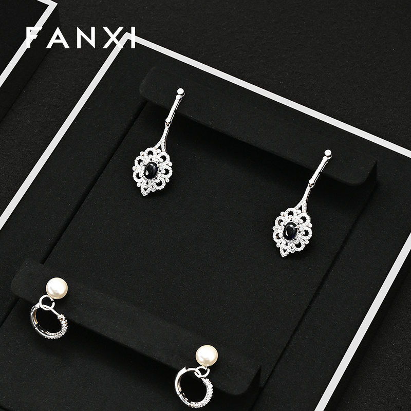 FANXI Wholesale Black metal Jewelry stand