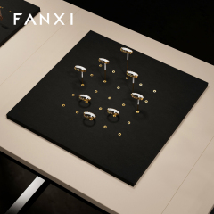 FANXI New arrival Black metal Jewelry display set