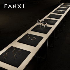 FANXI New arrival Black metal Jewelry display set