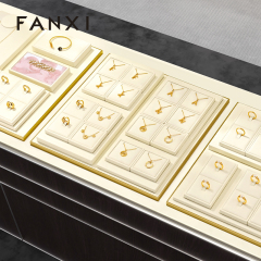 FANXI Hot sale Microfiber rice metal Jewelry set