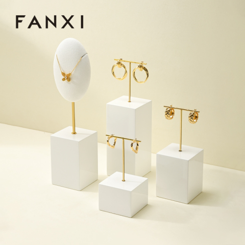 FANXI High quality White MDF painting Jewelry display