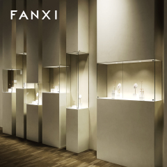 FANXI High quality White MDF painting Jewelry display