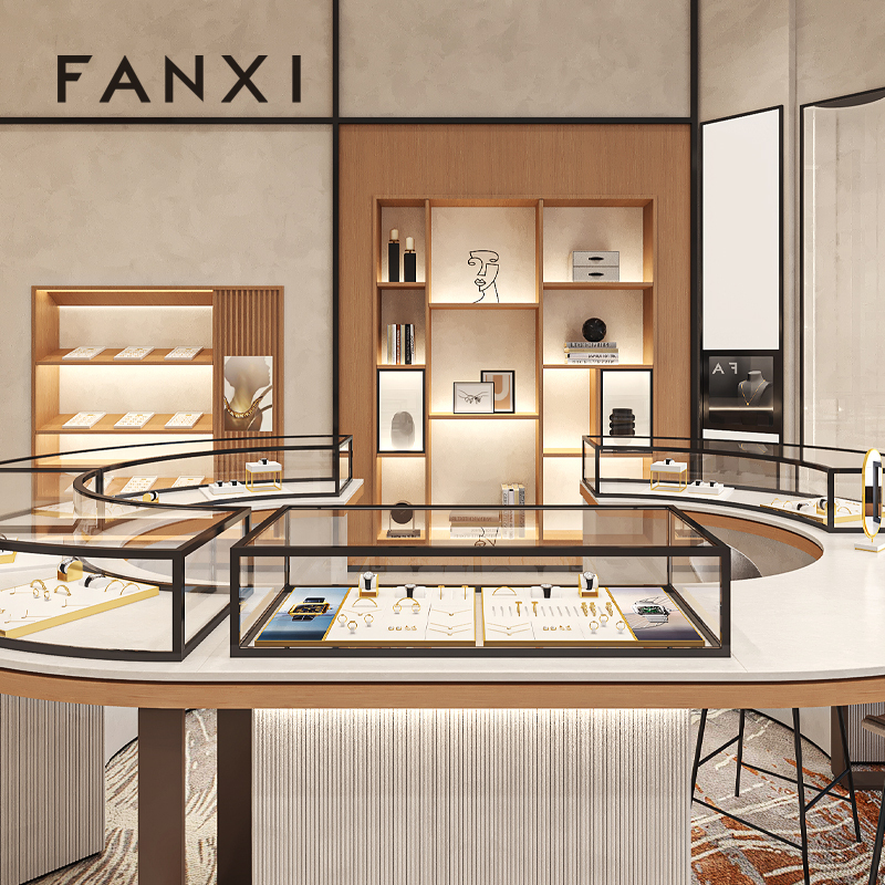 FANXI Factory White metal jewelry display tray