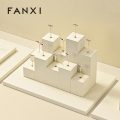 FANXI New arrival Microfiber Metal Jewelry Combination Set