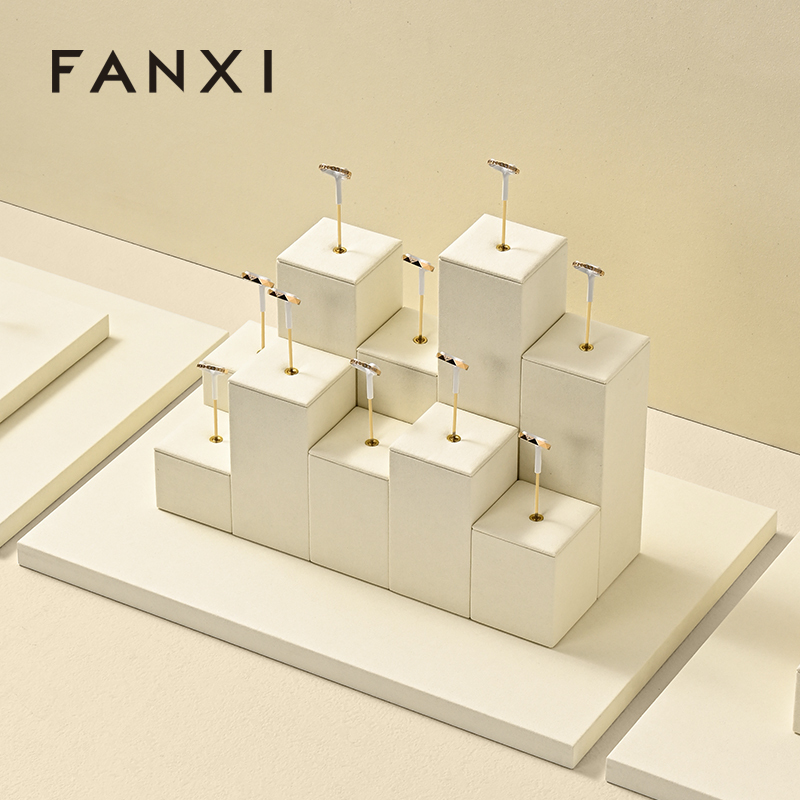 FANXI New arrival Microfiber Metal Jewelry Combination Set