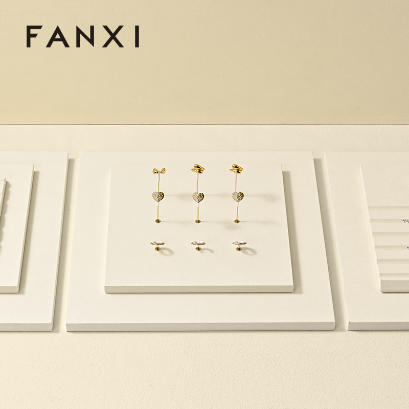 FANXI New arrival Microfiber Metal Jewelry Combination Set