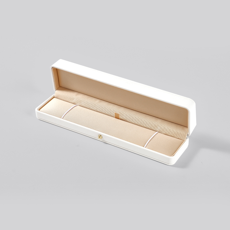 FANXI Custom White Leather Jewelry box