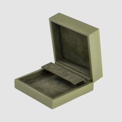 FANXI Wholesale Green Leatherette paper Jewelry box