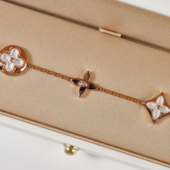 FANXI Custom White Leather Jewelry box