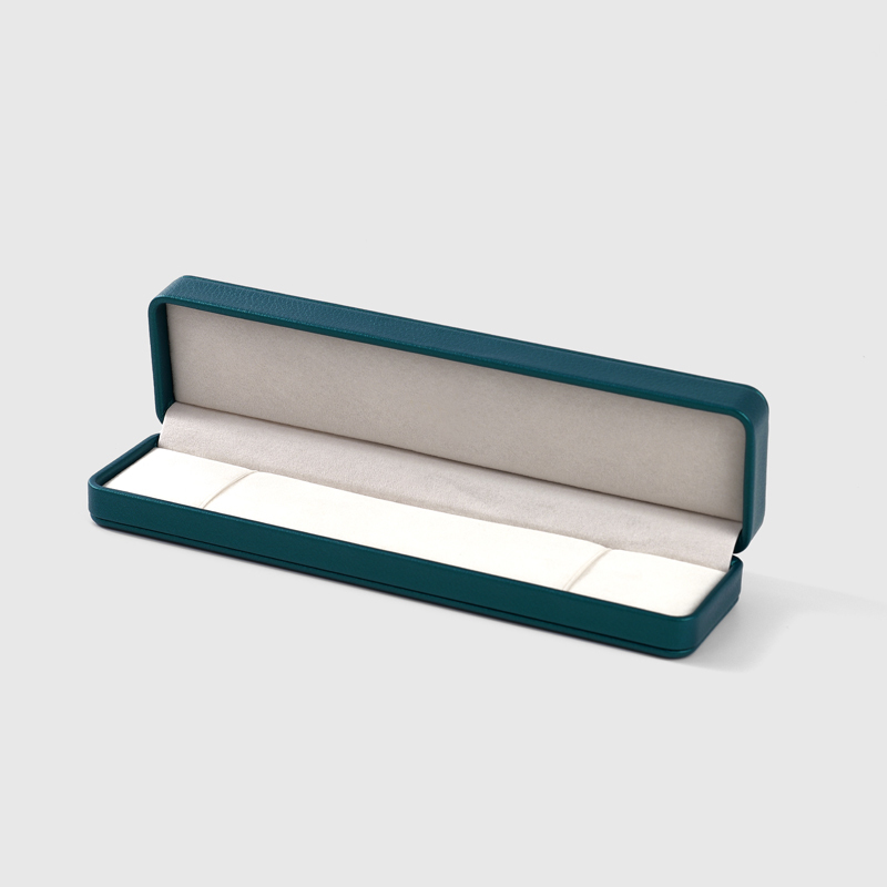 FANXI Custom Green leather and velvet Jewelry box