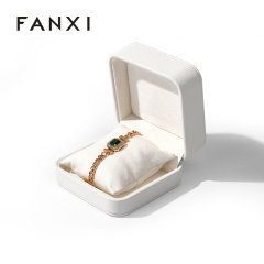 FANXI Custom Off white suede Bracelet box