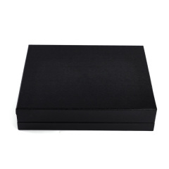 FANXI Custom Black leather Jewelry Box