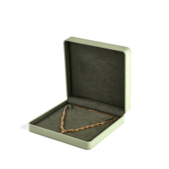 FANXI Custom Green Microfiber leather Jewelry Box