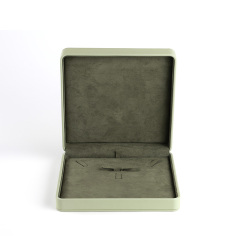FANXI Custom Green Microfiber leather Jewelry Box