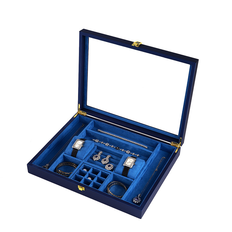 FANXI Custom Red Blue Microfiber watch boxes cases