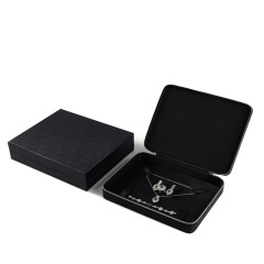 FANXI Custom Black leather Jewelry Box