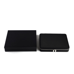 FANXI Custom Black leather Jewelry Box