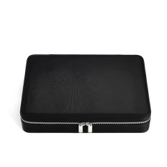 FANXI Custom Black leather Jewelry Box