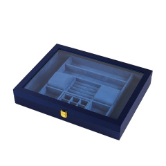 FANXI Custom Red Blue Microfiber watch boxes cases