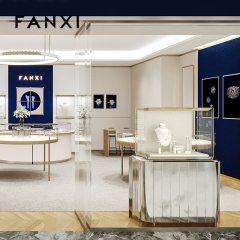 FANXI Hot sale beige Microfiber Jewelry display set series