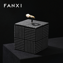 FANXI New arrival Black Microfiber Jewelry display set series