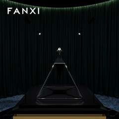 FANXI High quality Black Microfiber Ring display stand