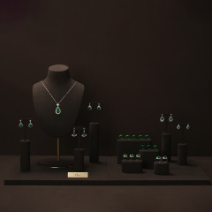 FANXI factory brown Microfiber fashion jewelry set