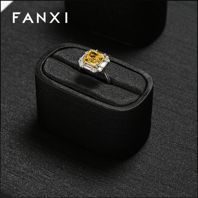 FANXI Hot sale black silk jewelry display set series
