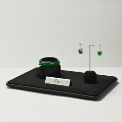 FANXI New arrival leather jewelry display tray