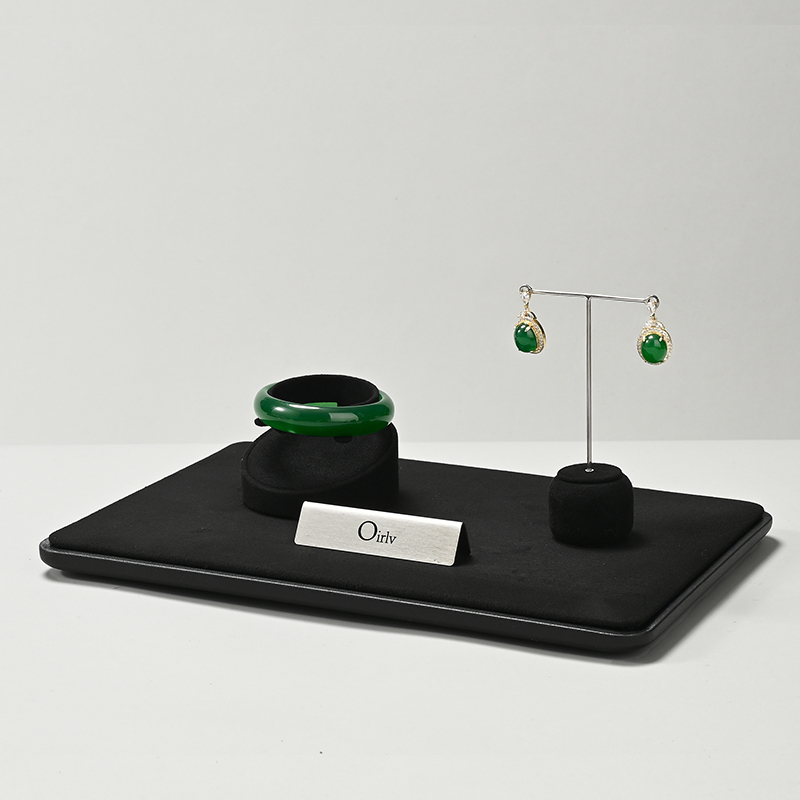 FANXI New arrival leather jewelry display tray