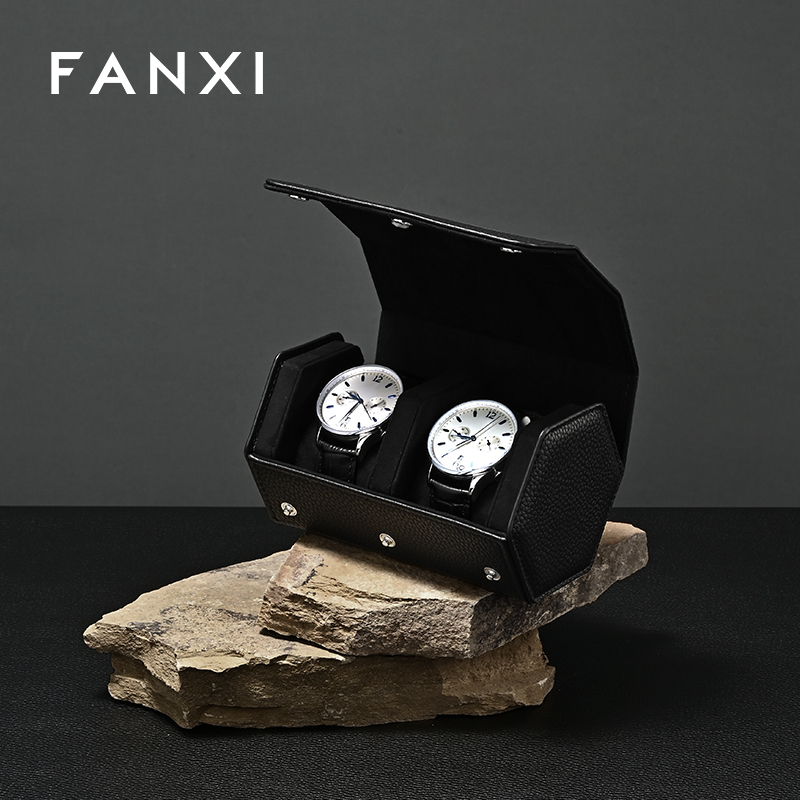 FANXI Fashion leather Multi-coloroption Watch storage bag