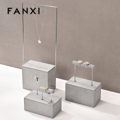 FANXI Hot sale black silk jewelry display set series