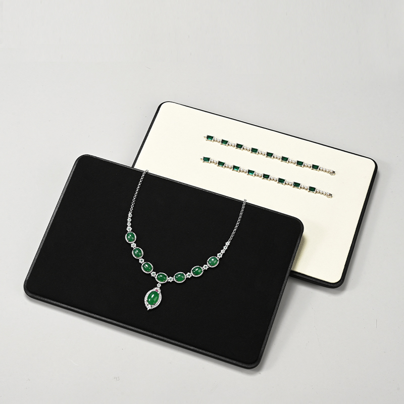 FANXI New arrival leather jewelry display tray